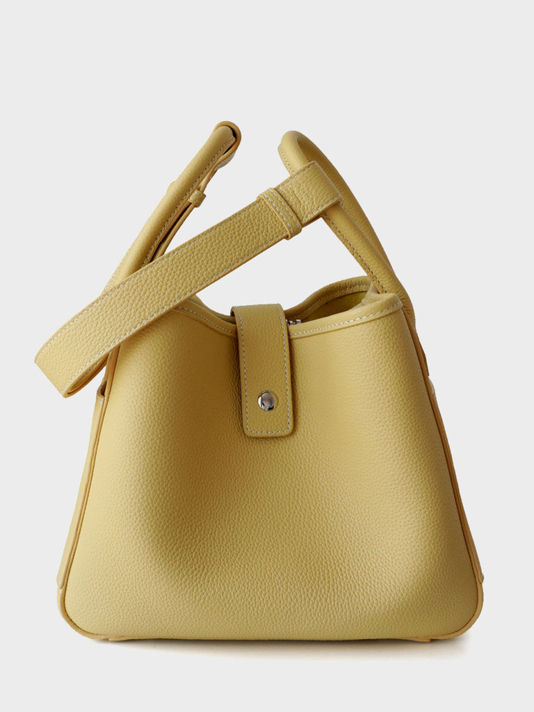 HERMES NEW Picotin 22 Cream Ivory Yellow Small Top Handle Bucket Tote Bag  For Sale at 1stDibs