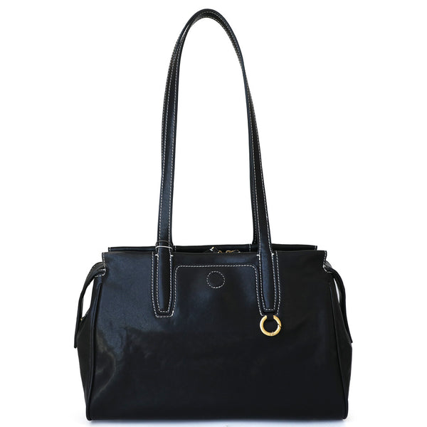 Large Capacity Top Handle Leather Tote Bag