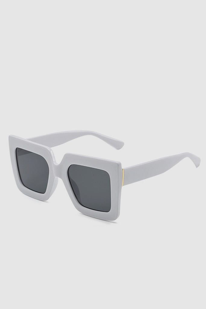 PopBae Women's Square Sunglasses In Sienna And Orange Ombre - POPBAE