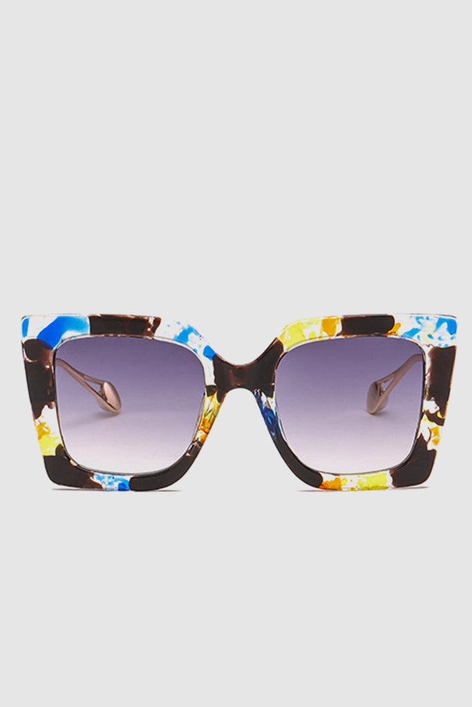 PopBae Women's Retro Cat Sunglasses With Pearl Detail In Tortoise - POPBAE