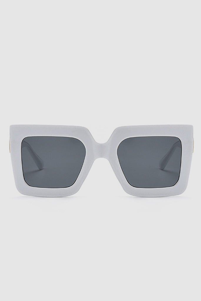 PopBae Women's Square Sunglasses In Sienna And Orange Ombre - POPBAE