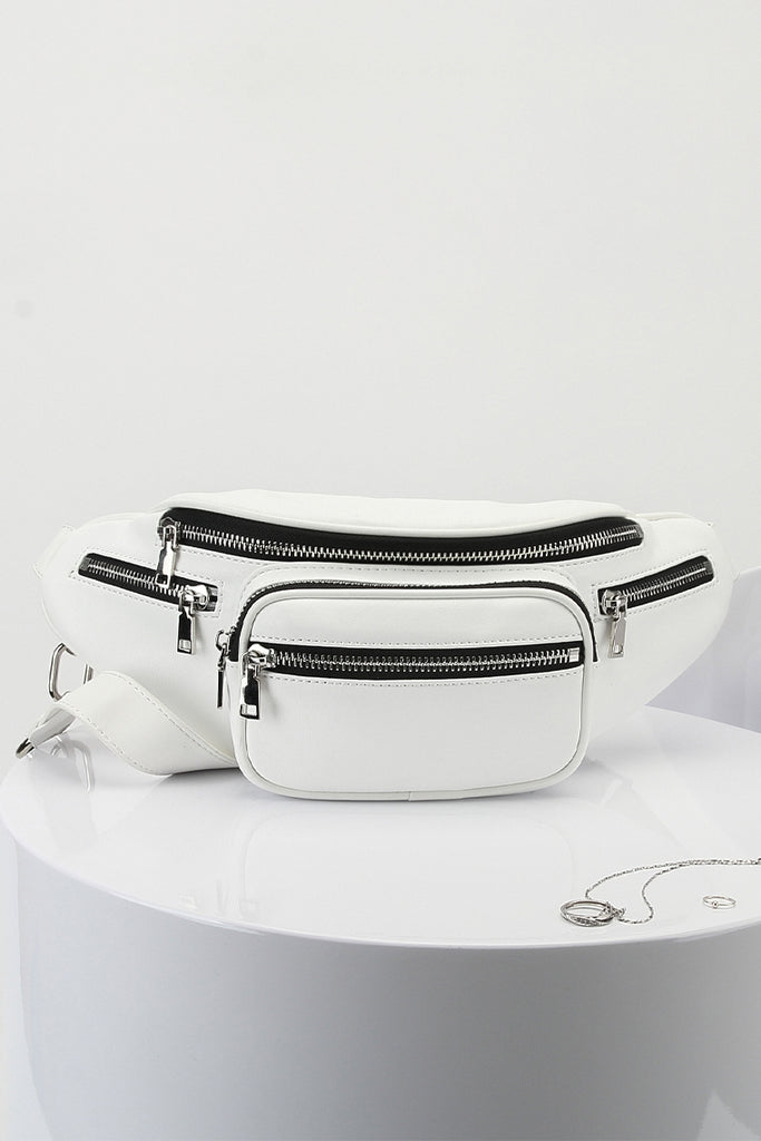 Women's Attica Leather Fanny Pack Archer Chain Belt Bag Designer Waist Bag  Soft Bum Bag