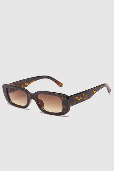 PopBae Women's Retro Square Sunglasses In Tortoise - POPBAE
