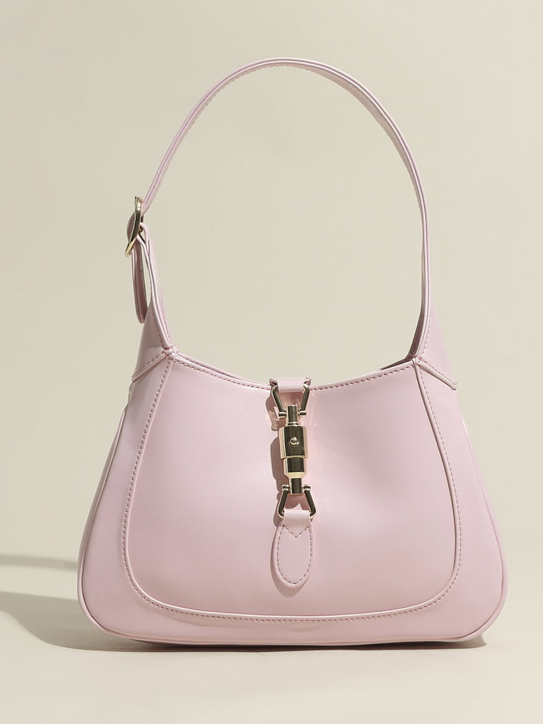 Gucci Jackie Small Vintage Calfskin Leather Hobo Bag Pink