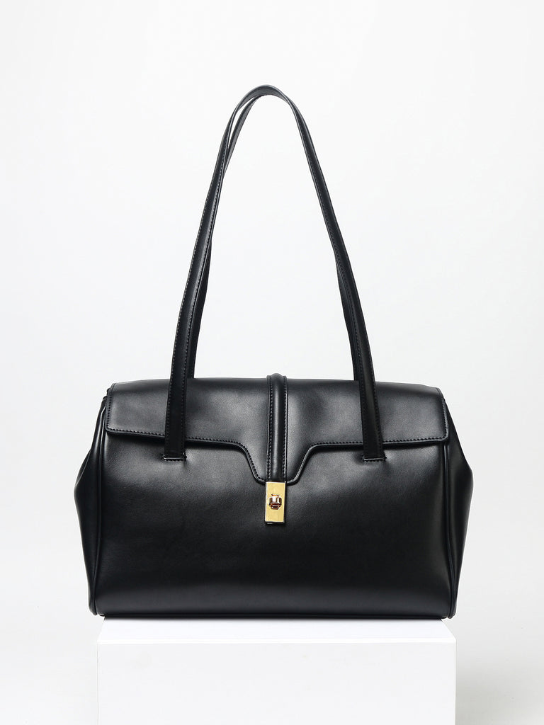 Women's Soft Leather Tote Bag Satchel Shoulder Bag Top Handle - POPBAE