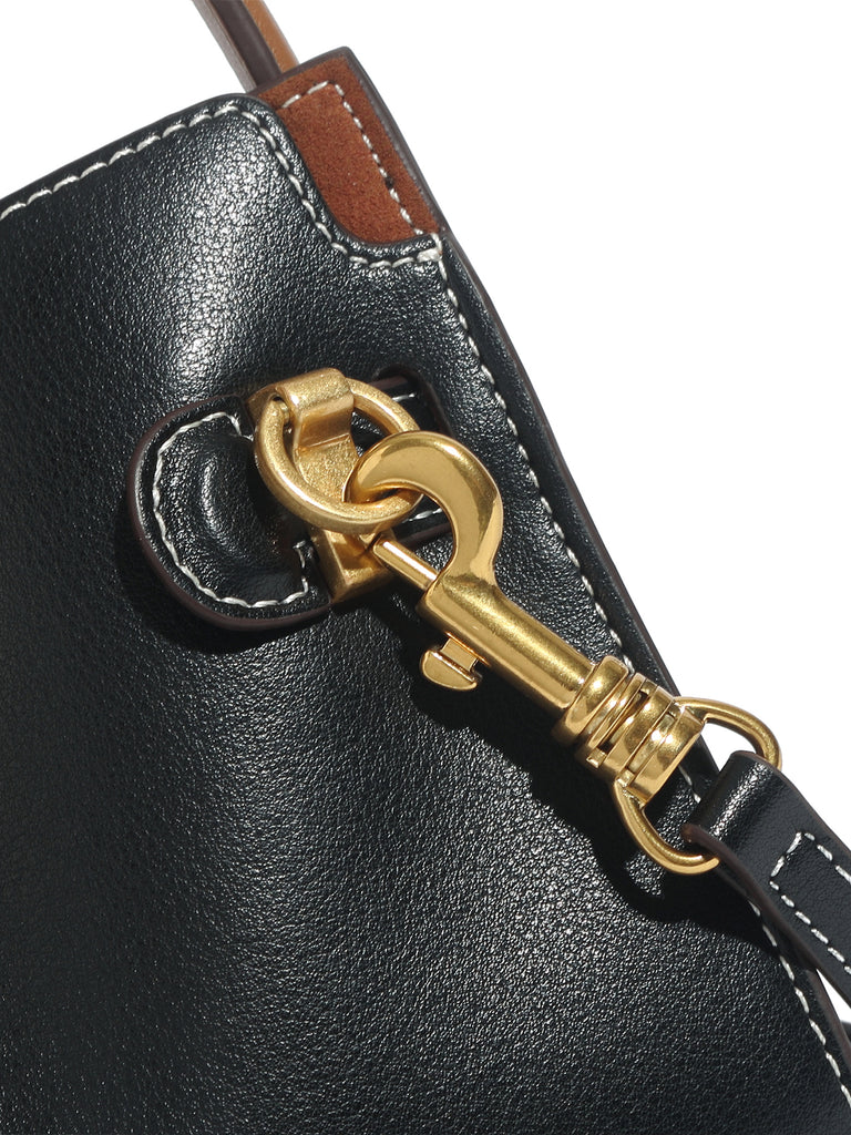 Women's Top Handle Lee Double Bag Messenger Satchel Tote Bag - POPBAE
