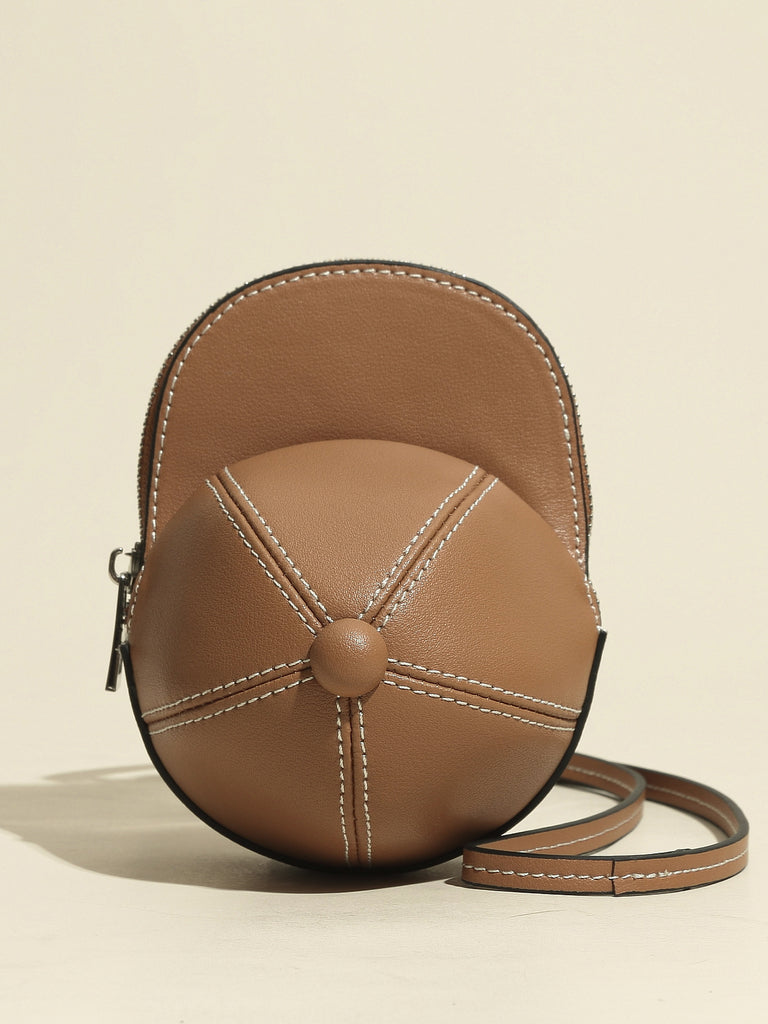 Women's Cap Mini bag Baseball Shoulder Bag - POPBAE