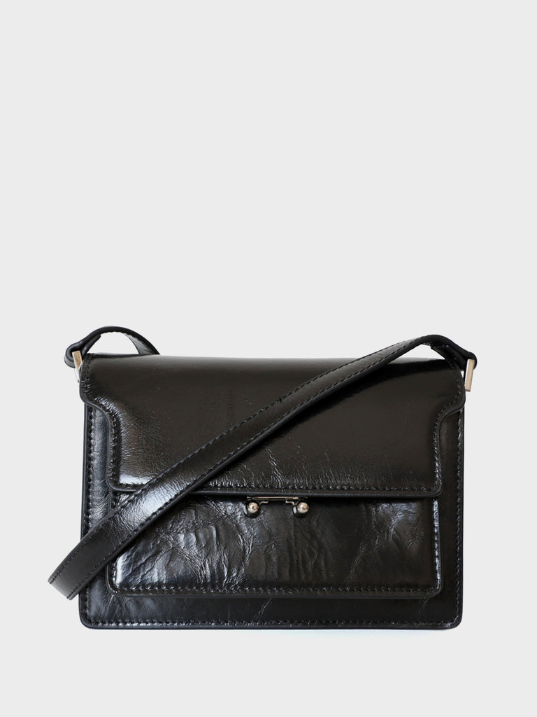 Soft Trunk Organ bag Envelope Shoulder Bag Flap Top Oil Waxed Leather Satchel Bag - POPBAE