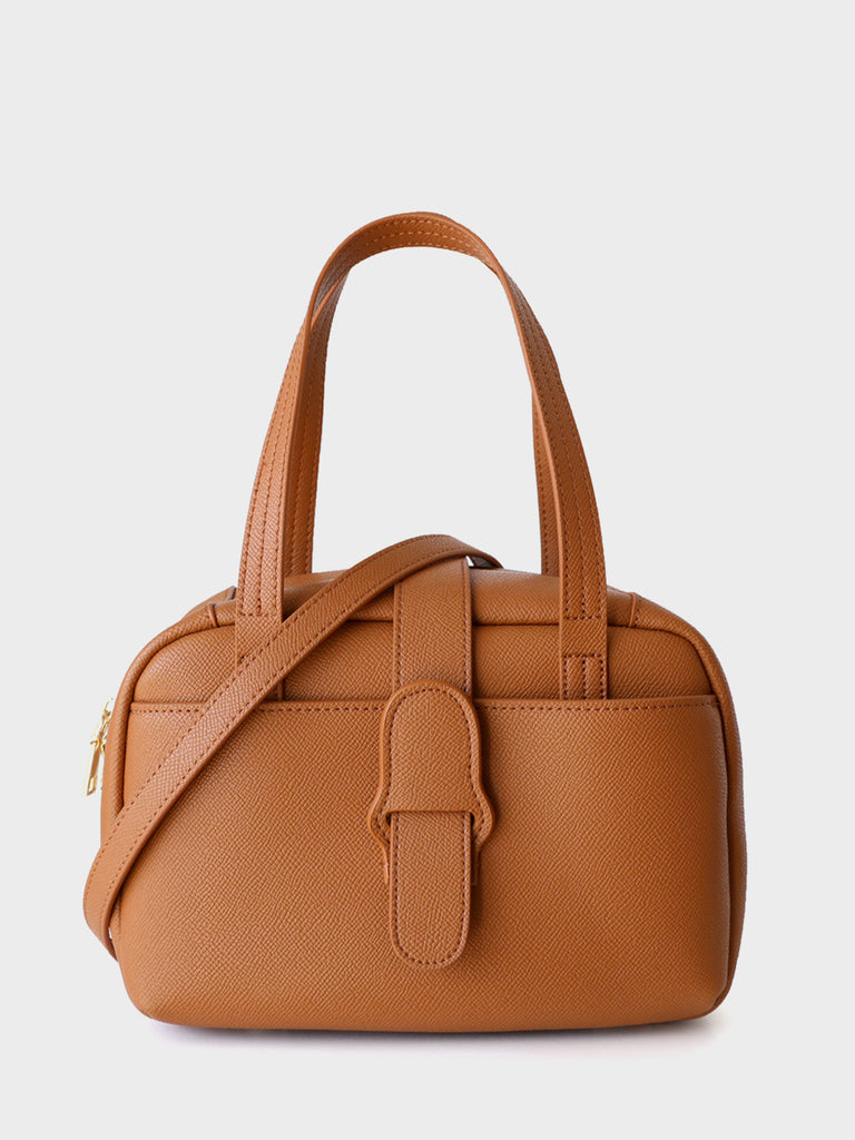 Top Handle Soft Leather Pillow Bag Camera Bag - POPBAE