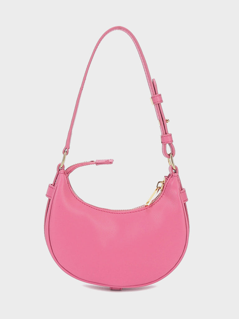 Leather Ava Moon Bag Hobo Armpit Shoulder Handbag - POPBAE