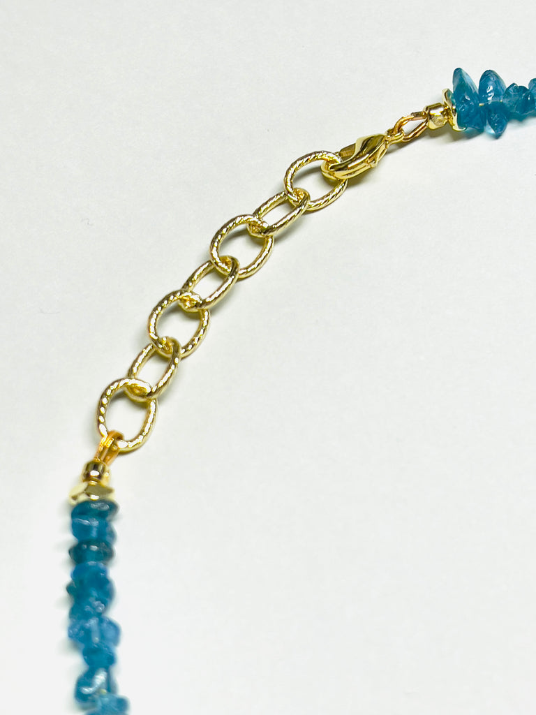 Natural Stone Apatite Baroque Pearl Chocker | SAWUBONA - POPBAE