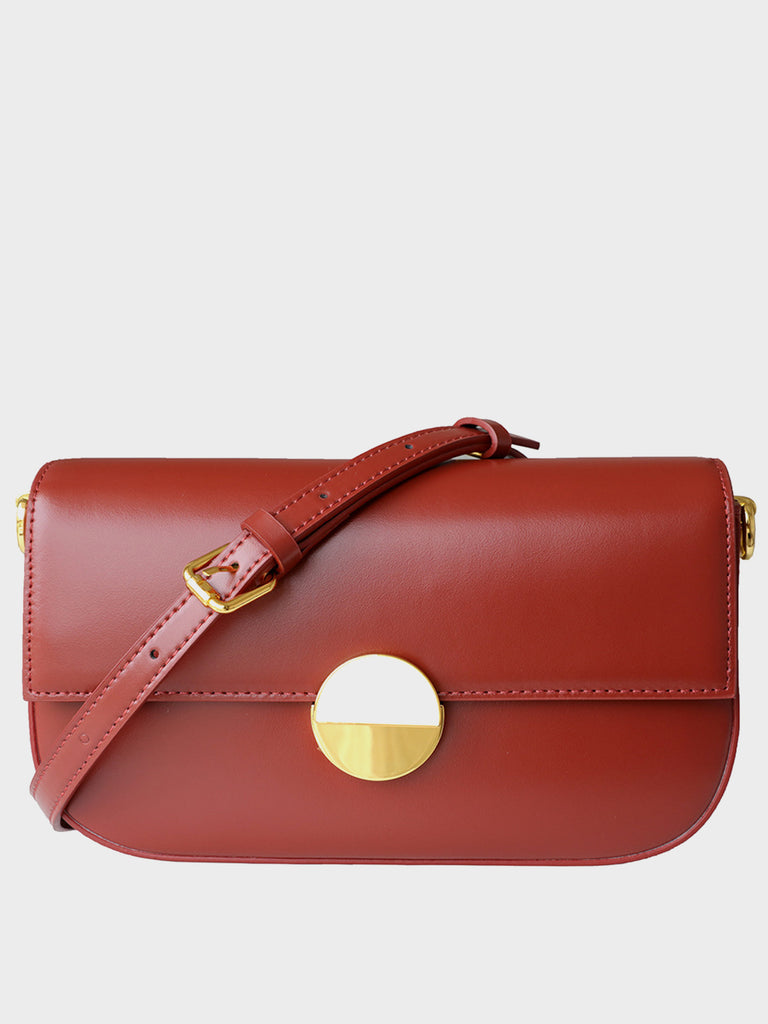 Circular buckle discount crossbody bag