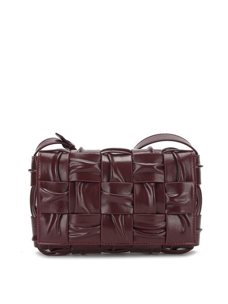 Twist Top Handle Bag - burgundy - ShopperBoard